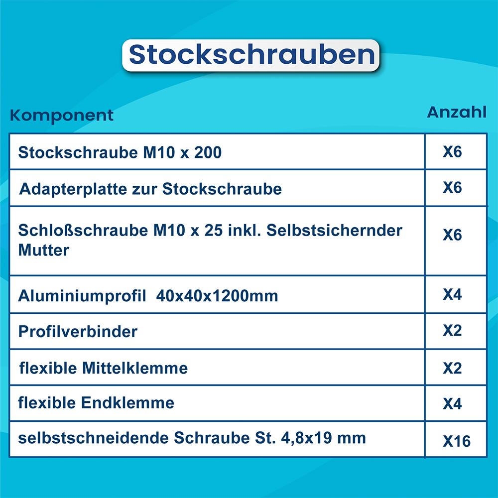 Solarhalterung für Fassade oder Schrägdach 2 Modul Balkonkraftwerk - 0% MwSt.