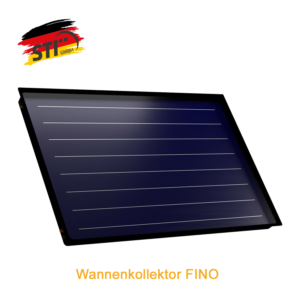 Fino-02 STI Hochleistungs-Flachkollektor FINO Sonnenkollektor im Kleinformat Wannenkollektor