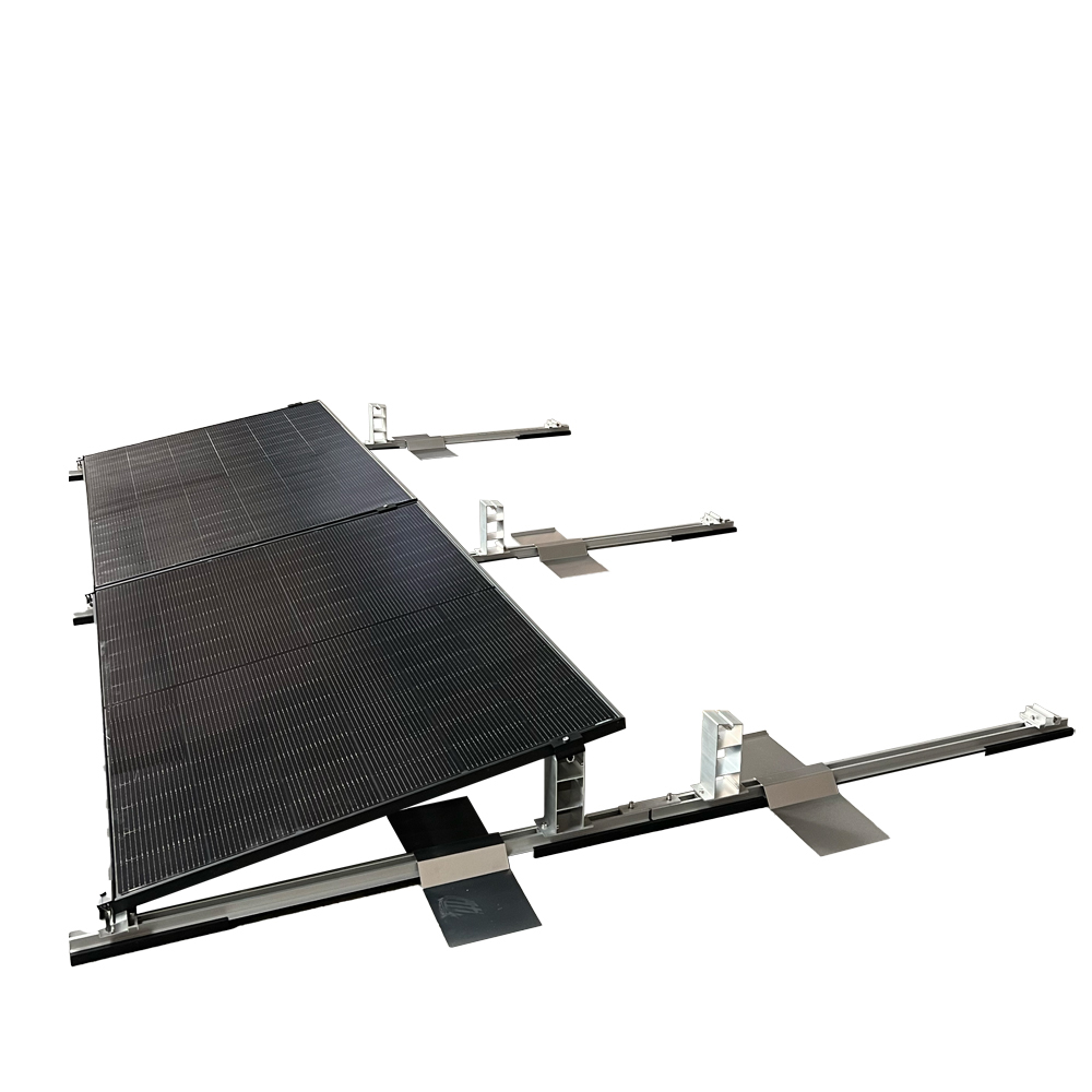 Solar Halterung Flachdach Ballast Montageset Dach Befestigung für 4 Solarmodule