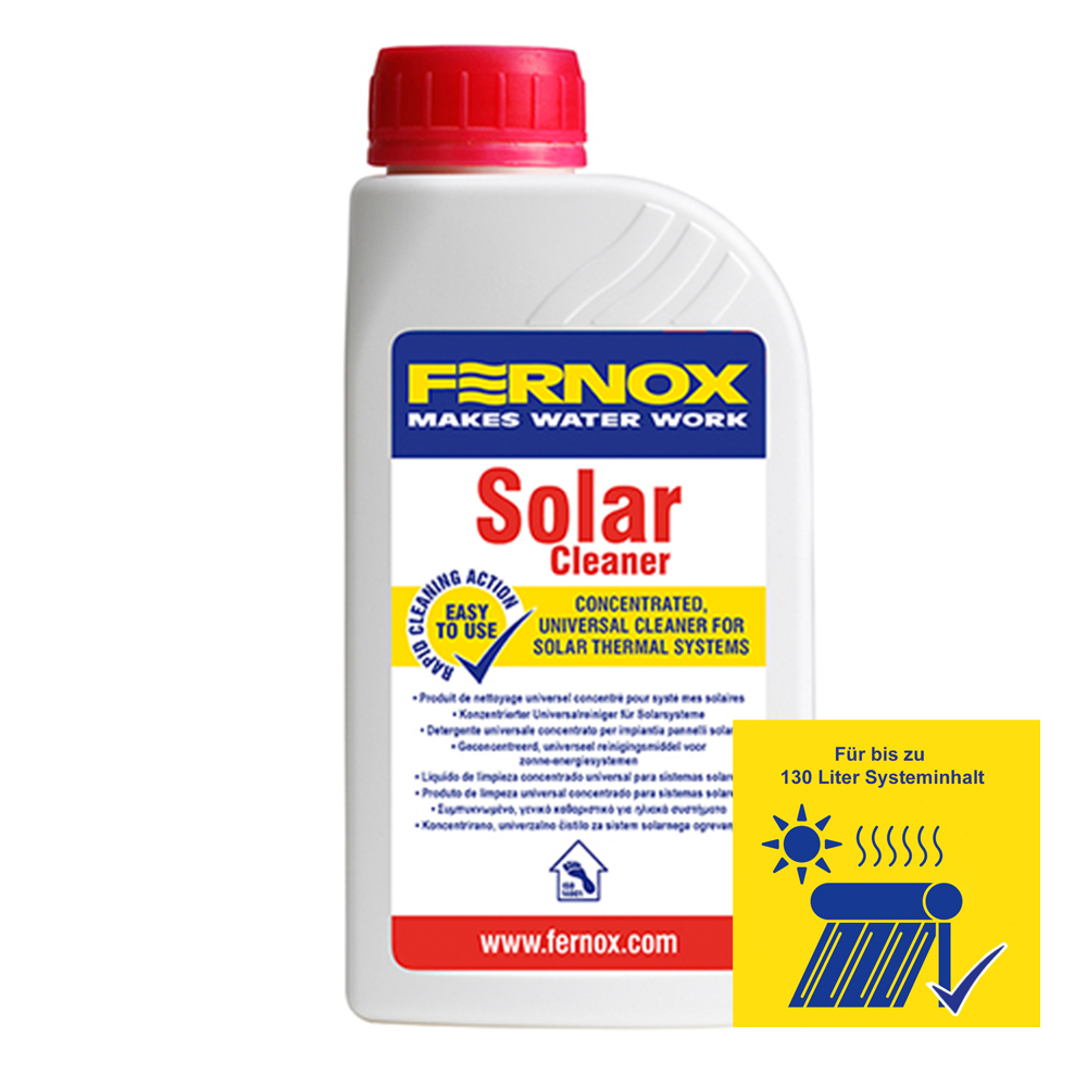 Fernox Solar Cleaner C Konzentrat 500 ml konzentrierter Universalreiniger für Solarsysteme