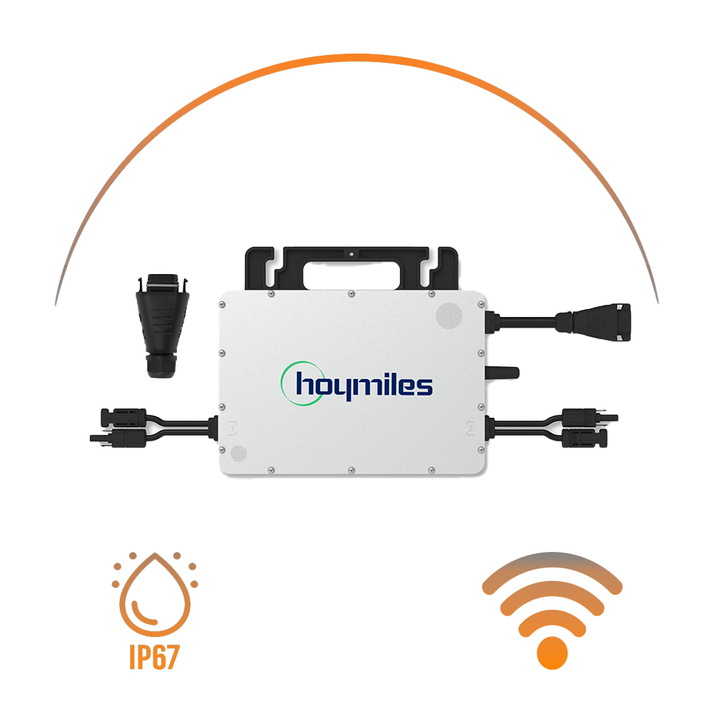 Hoymiles 800 Watt Mikro-Wechselrichter inkl. HMS Field Connector WiFi VDE für Balkonkraftwerke