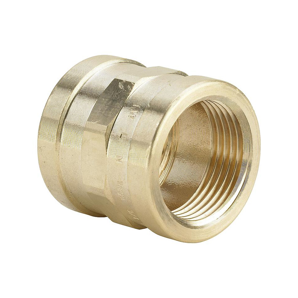 Rotguss-Muffe Rotguss Muffe 1/4" IG Gewindefitting Typ 3270
