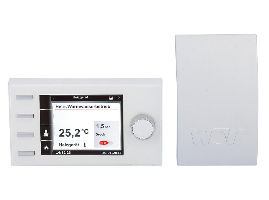 Wolf Bedienmodul BM-2 inkl. Außentemperaturfühler, weiß Wolf Bedienmodul BM-2 inkl. Außentemperaturfühler, weiß