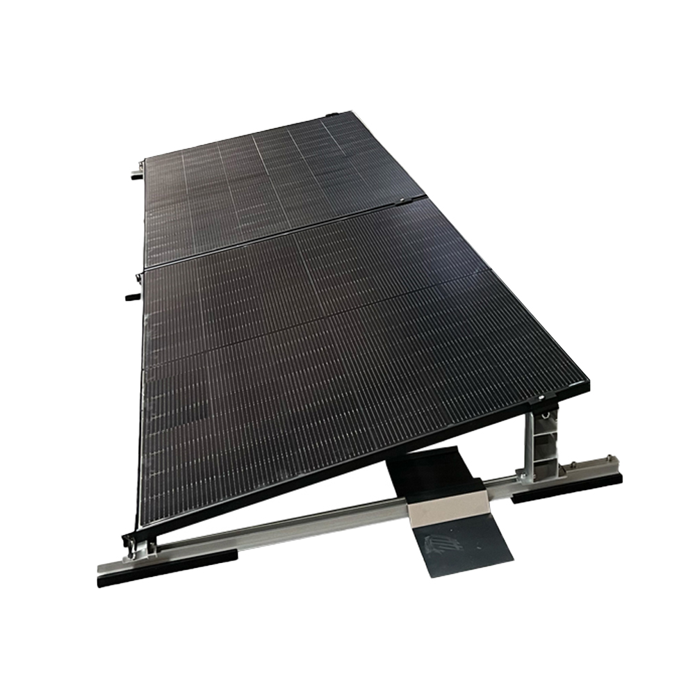 Solar Halterung Flachdach Ballast Montageset Dach Befestigung für 2 Solarmodule