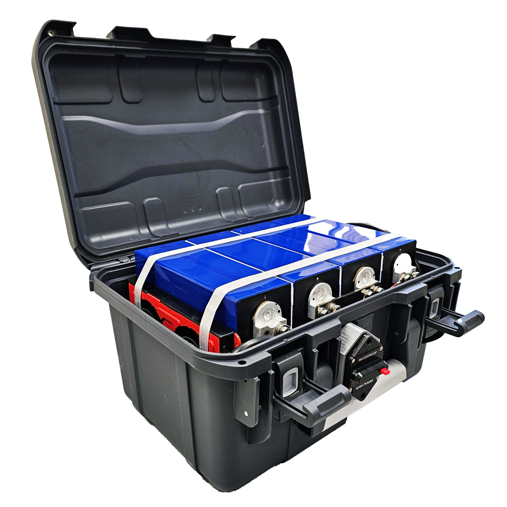 Koffer-04 12v 280Ah Lifepo4 Batteriesystem mit EVE Batterien Grade A Akku Boot Camping Solar Bausatz - 0% MwSt.
