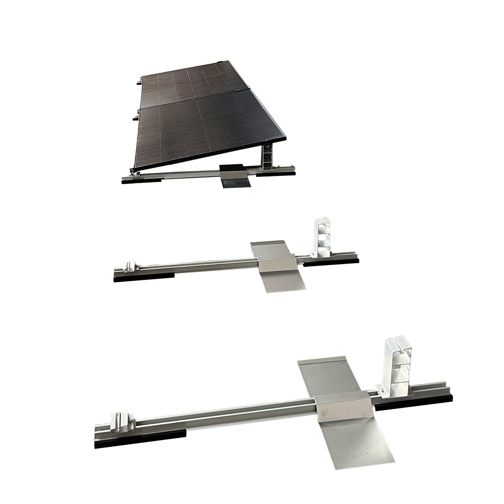 Solar Halterung Flachdach Ballast Montageset Dach Befestigung für 4 Solarmodule