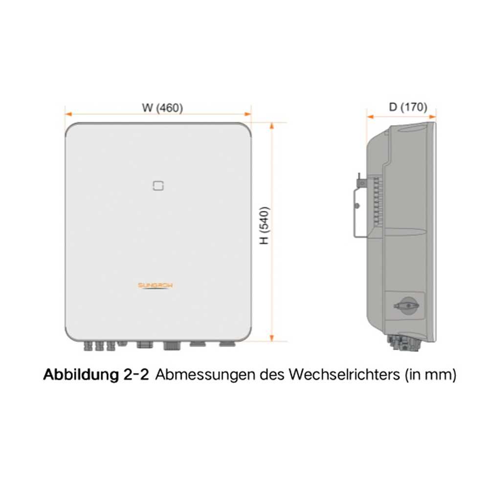 SH8-0RT-02 Sungrow SH8RT Hybrid Wechselrichter