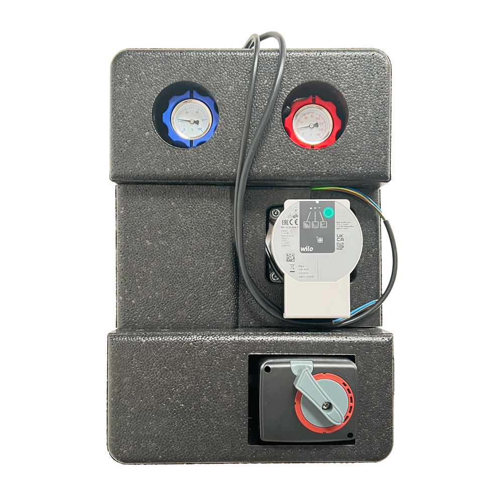 400011716_01 Pumpengruppe Heizkreisset mit Drei-Wege-Mischer und Stellmotor DN25