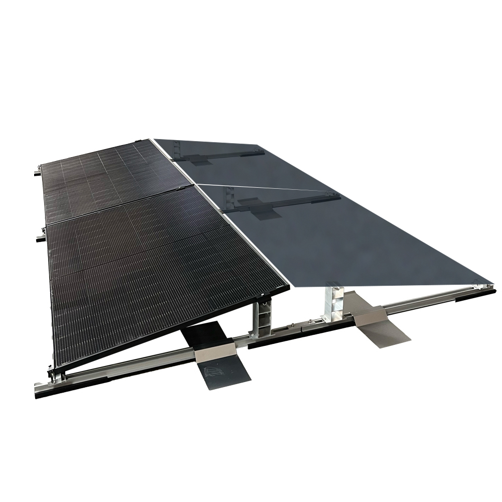 Solar Halterung Flachdach Ballast Montageset Dach Befestigung für 4 Solarmodule