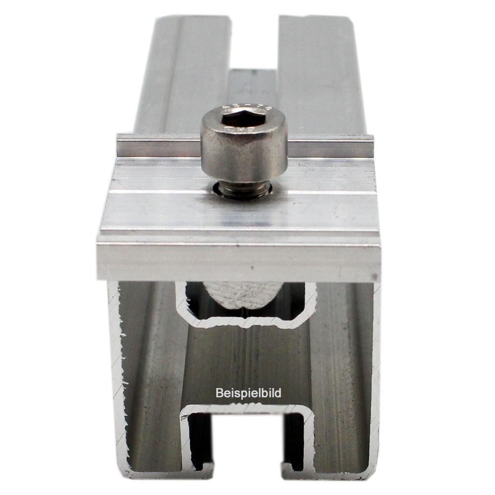 9785-Wasi26-03 2er-Set Alu Montageplättchen für M8