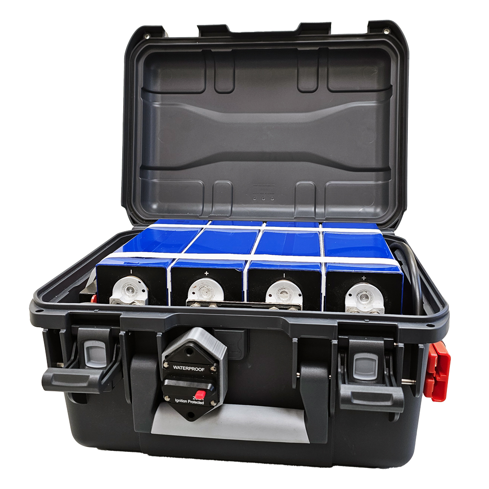 Koffer-05 12v 280Ah Lifepo4 Batteriesystem mit EVE Batterien Grade A Akku Boot Camping Solar Bausatz - 0% MwSt.
