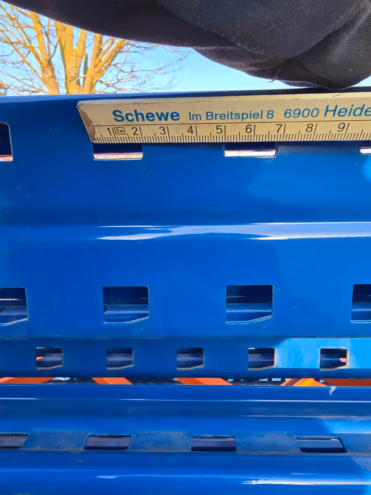 SSI SCHÄFER PR 600 Palettenregal – Grundfeld H 8600 mm, 3 Traversen, Feldlast 9.900 kg Kopie