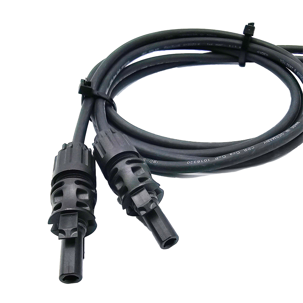 Verlangerungskabel-03 Solar Verlängerungskabel mit MC4-Steckverbindern – IBC FlexiSun 1x4mm² Schwarz - 0% MwSt.