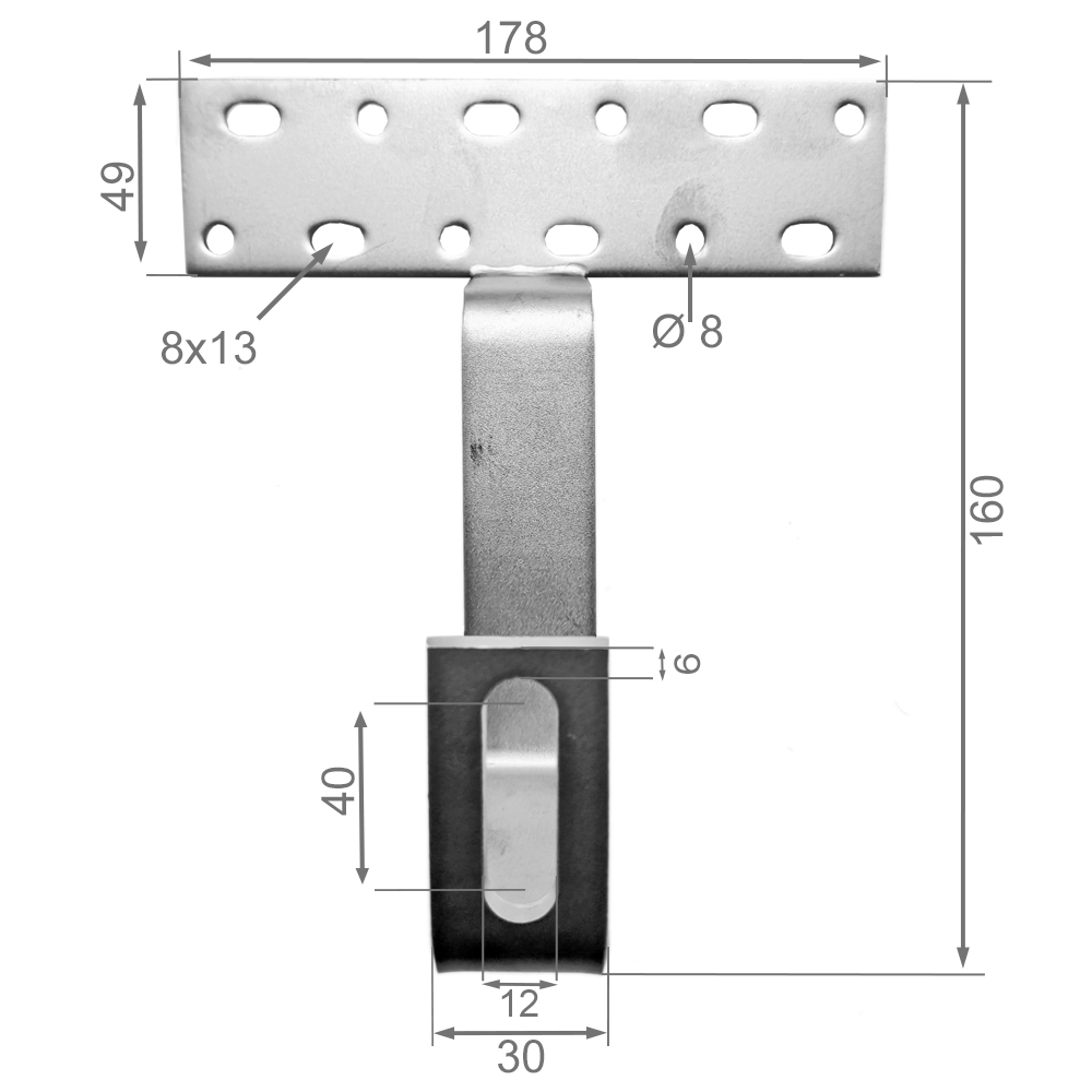 Dachhaken für Dachsteine, Dachziegel, Dachpfannen Photovoltaik - 0% MwSt.