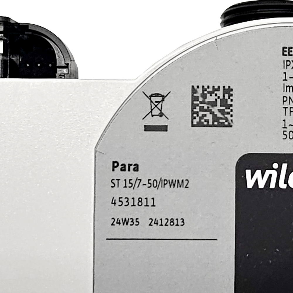 WILO Hocheffizienzpumpe Yonos Para ST15/7 PWM2 Solarpumpe Umwälzpumpe