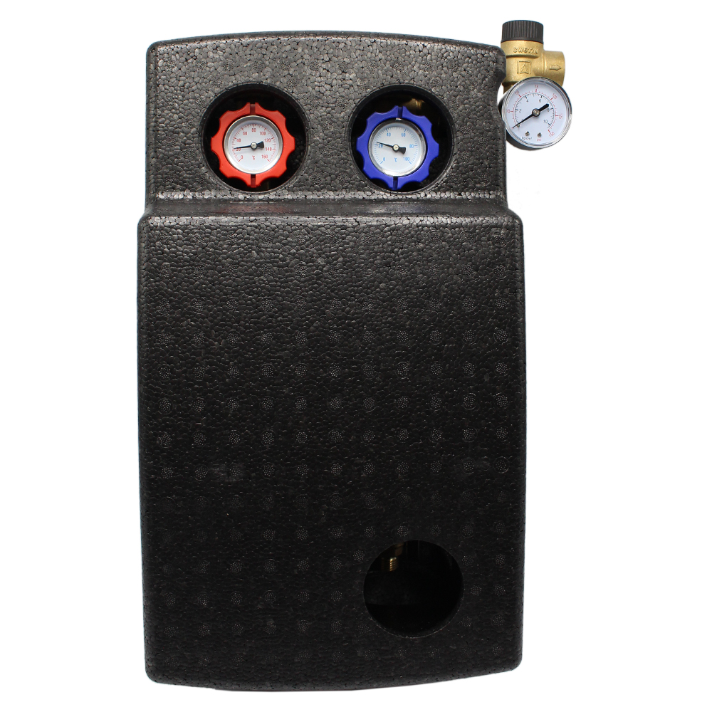 400001307-02 Solarstation 2-Strang-Pumpengruppe Hocheffizienzpumpe Wilo YONOS PARA ST15/7 - PWM2