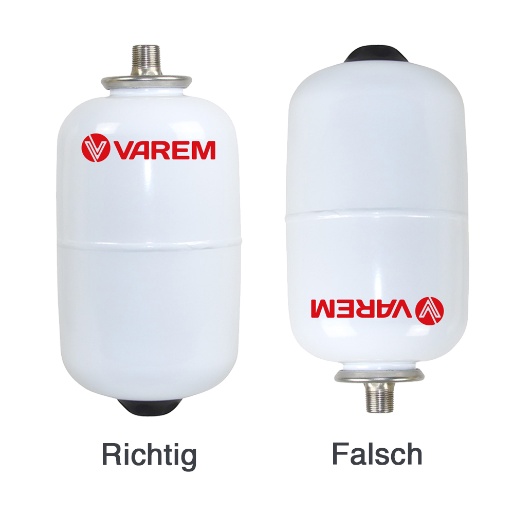 5 L - 40 L Varem Ausdehnungsgefäß Extravarem LC CE Heizung Trinkwasser 5 L - 40 L Varem Ausdehnungsgefäß Extravarem LC CE Heizung Trinkwasser