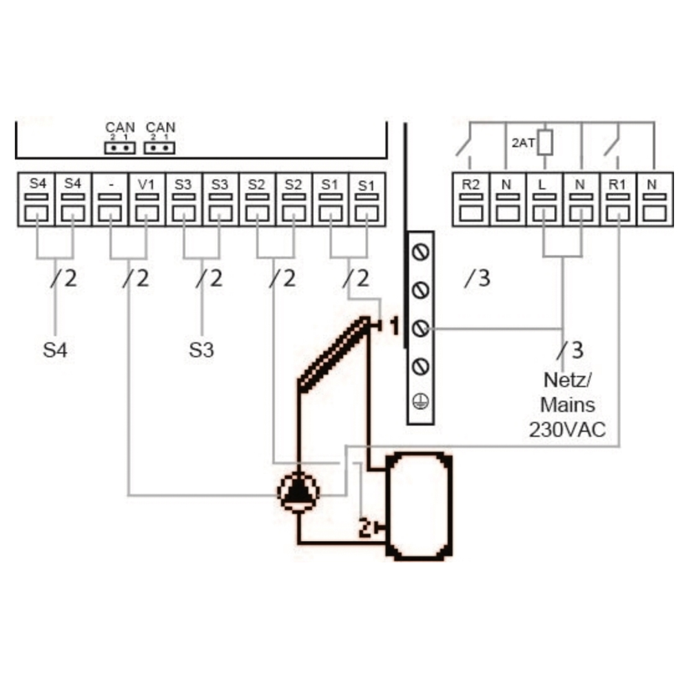 Solarsteuerung Solarregler Temperaturdifferenzsteuerung MTDC V5 (ohne Fühler)