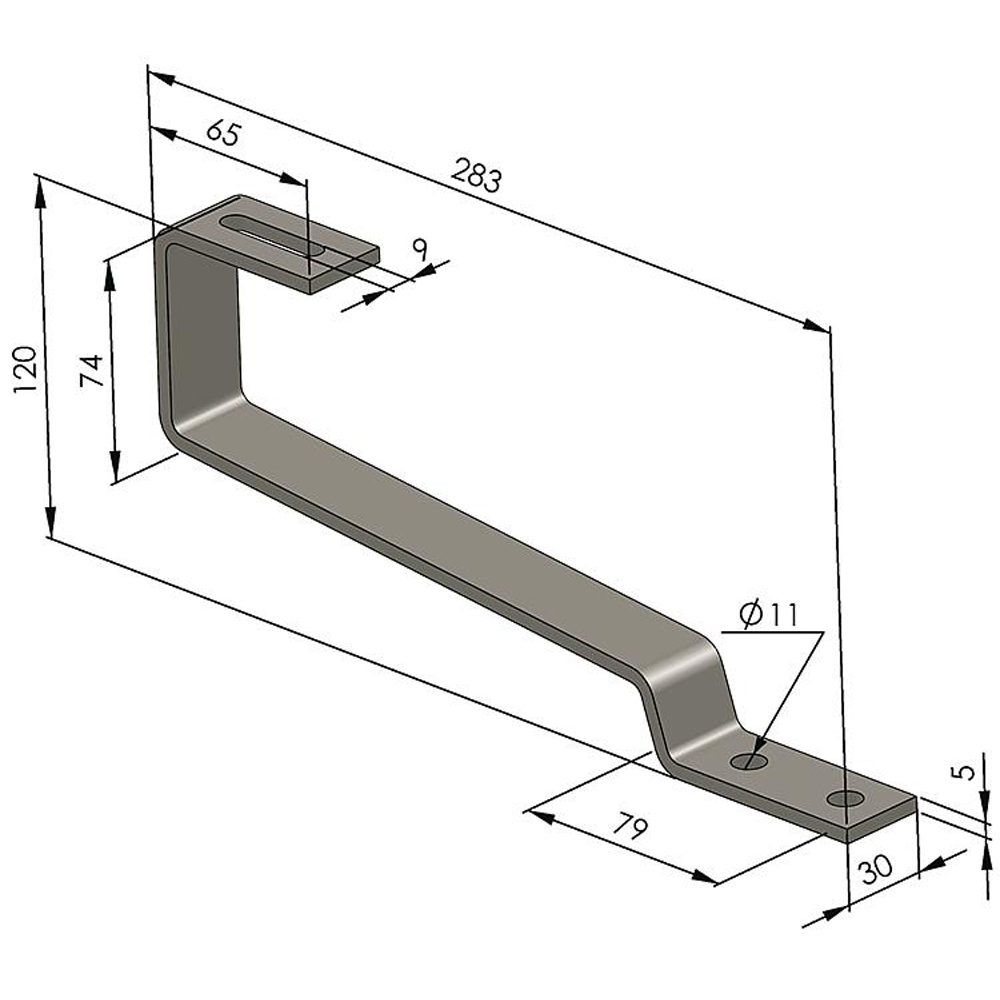 Aufdach Montagesystem Eurotherm Solar PRO 10R - Biberschwanz