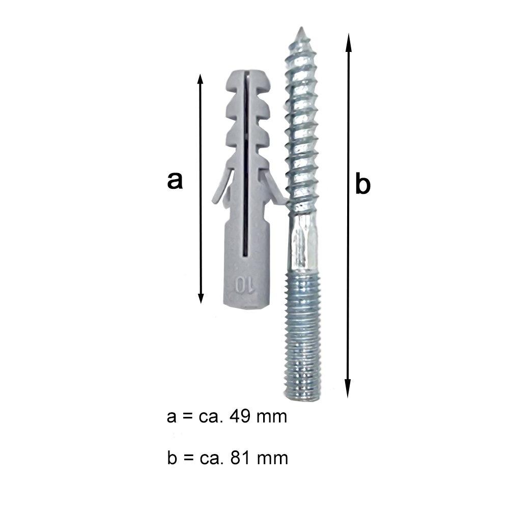 4er-Set Ovalschellen DN20 Montageset Aeororapid 48 - 54 mm Rohrschellen