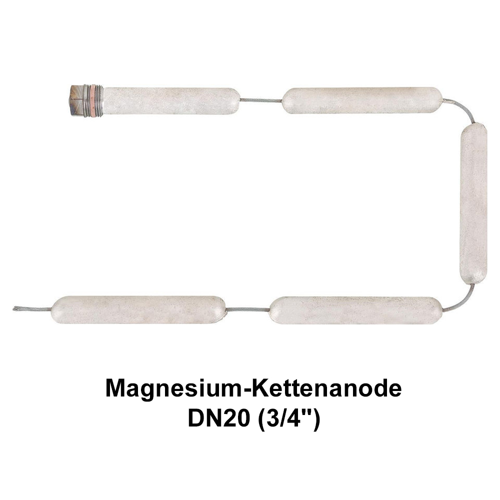 Kettenanode 3/4“ und 1" Schutzanode Opferanode Magnesiumanode Verzehranode