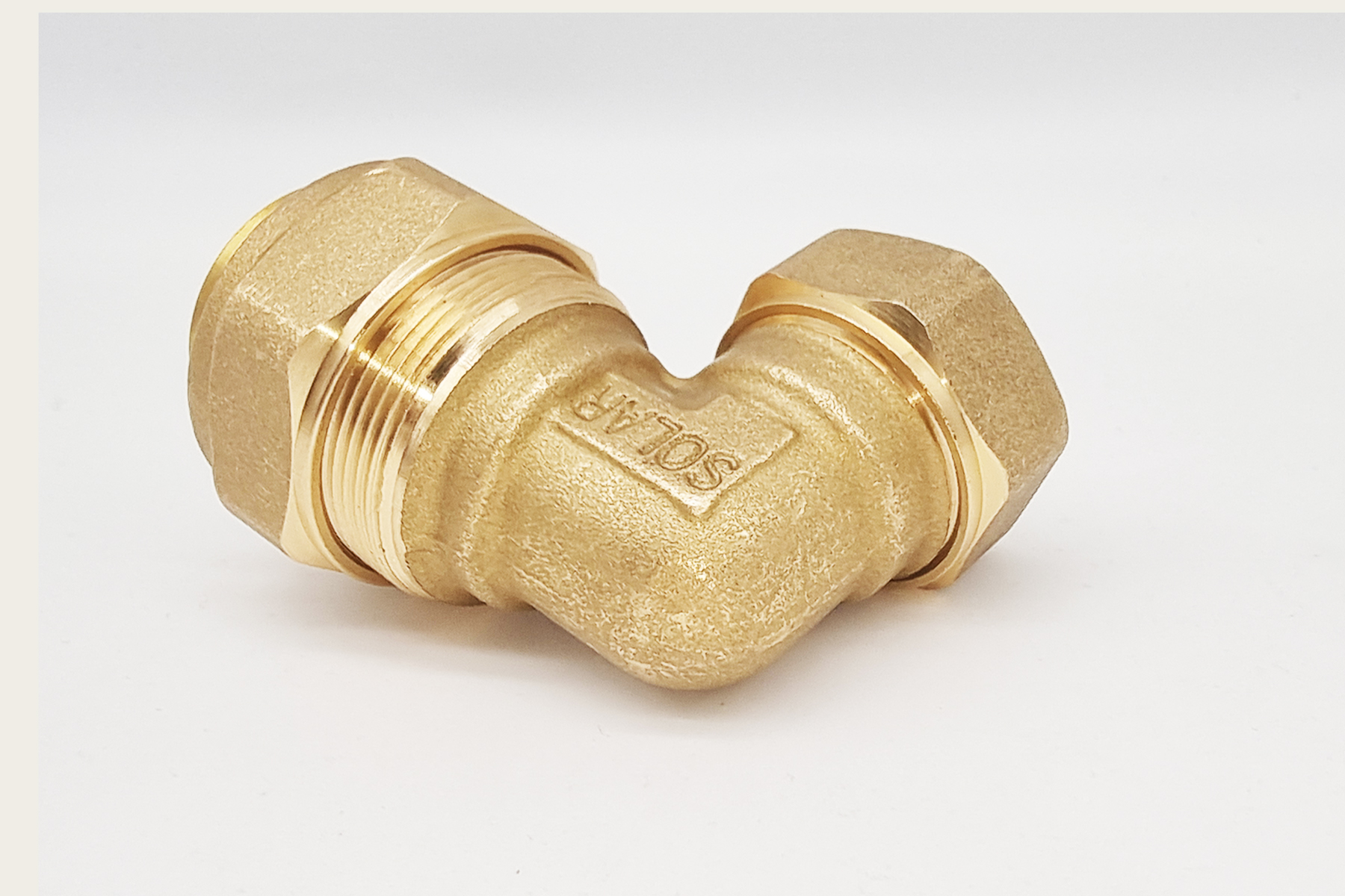 Winkel-Schnellverschraubung 90° DN16 auf 22mm Kupfer – Solarwellrohr Fitting