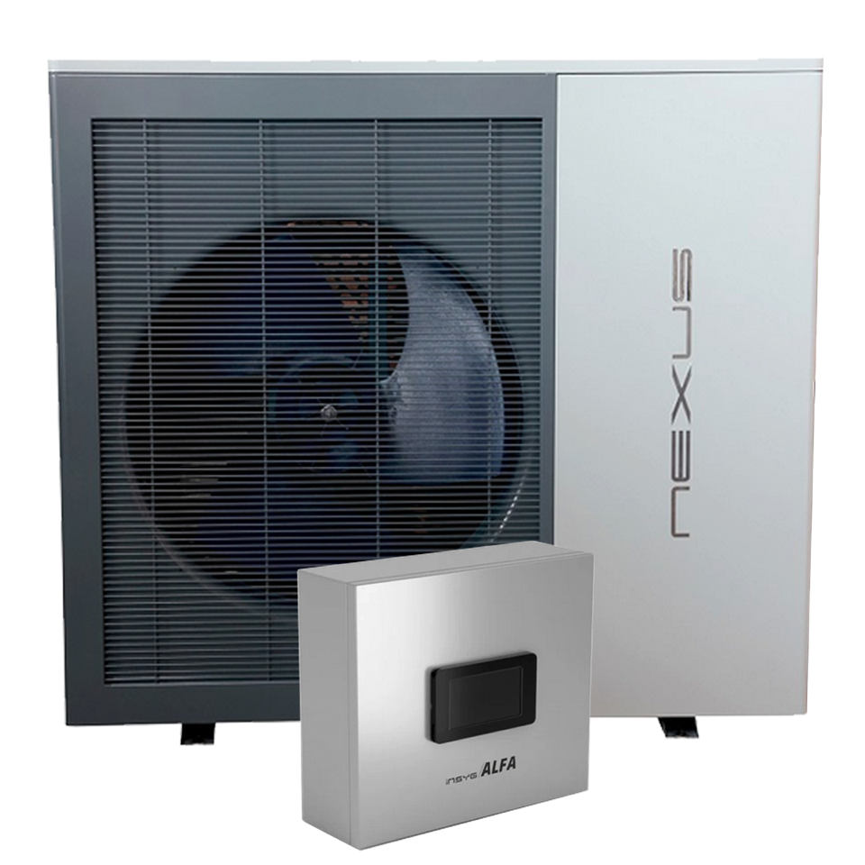 Sunex NEXUS M13 EVI Monoblock Wärmepumpe 13kW für Brauchwasser und Heizung R32 A+++/A++