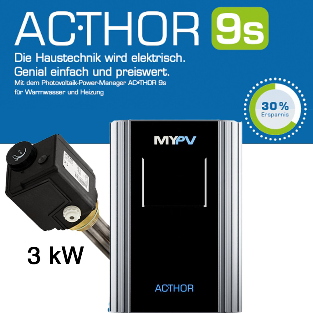 MyPV AC-Thor 9s Power Manager inkl. 3kW Heizstab PV-Energiemanagement MyPV AC-Thor 9s Power Manager inkl. 3kW Heizstab PV-Energiemanagement