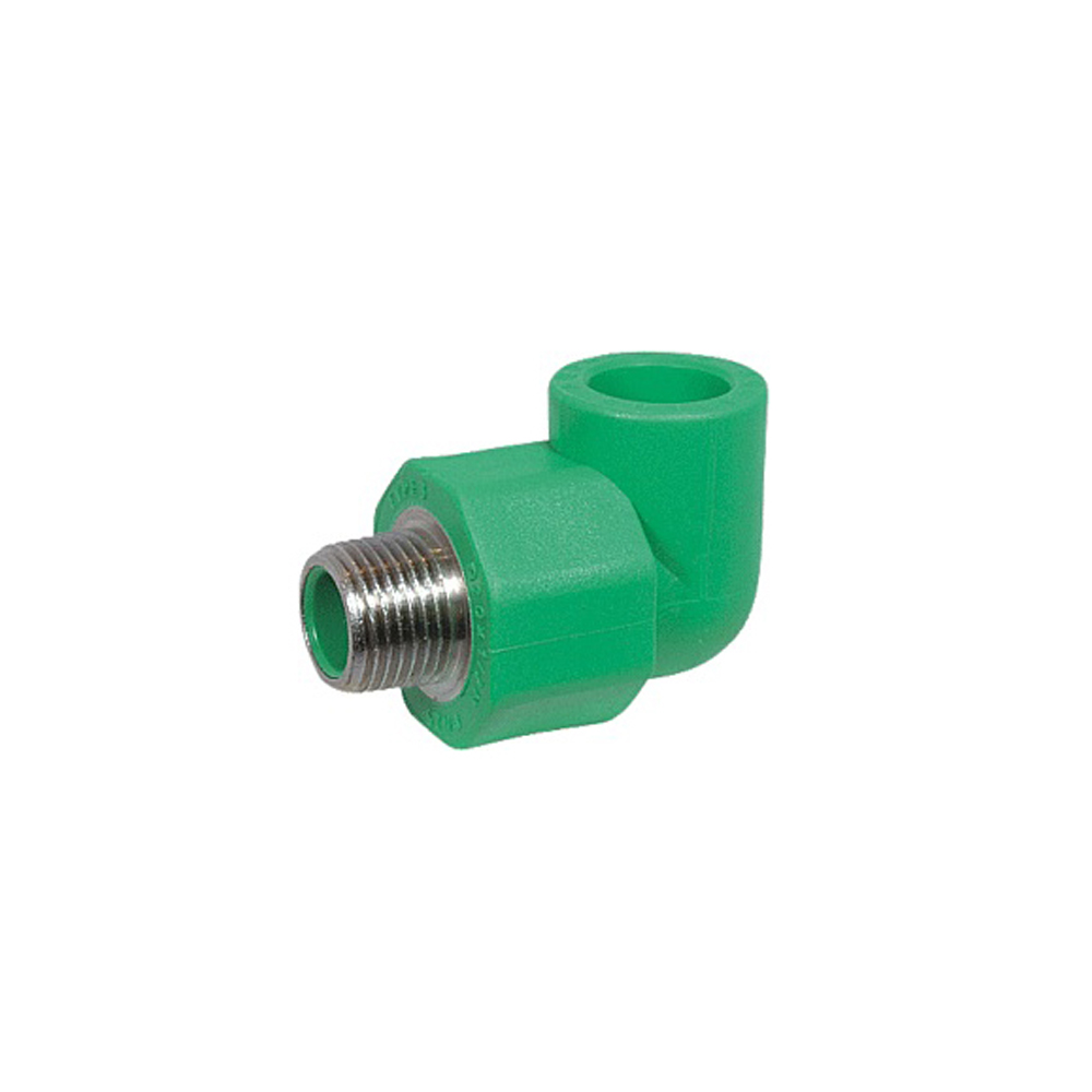 Aqua-Plus - PPR Rohr Winkel-Kupplung 90° mit Außengewinde Kunststoff Schweißsysteme 20-40 mm