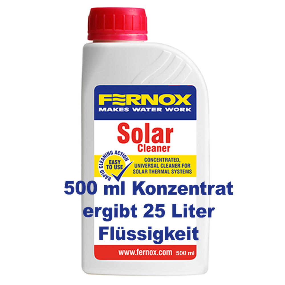 Fernox-02 Fernox Solar Cleaner C Konzentrat 500 ml konzentrierter Universalreiniger für Solarsysteme