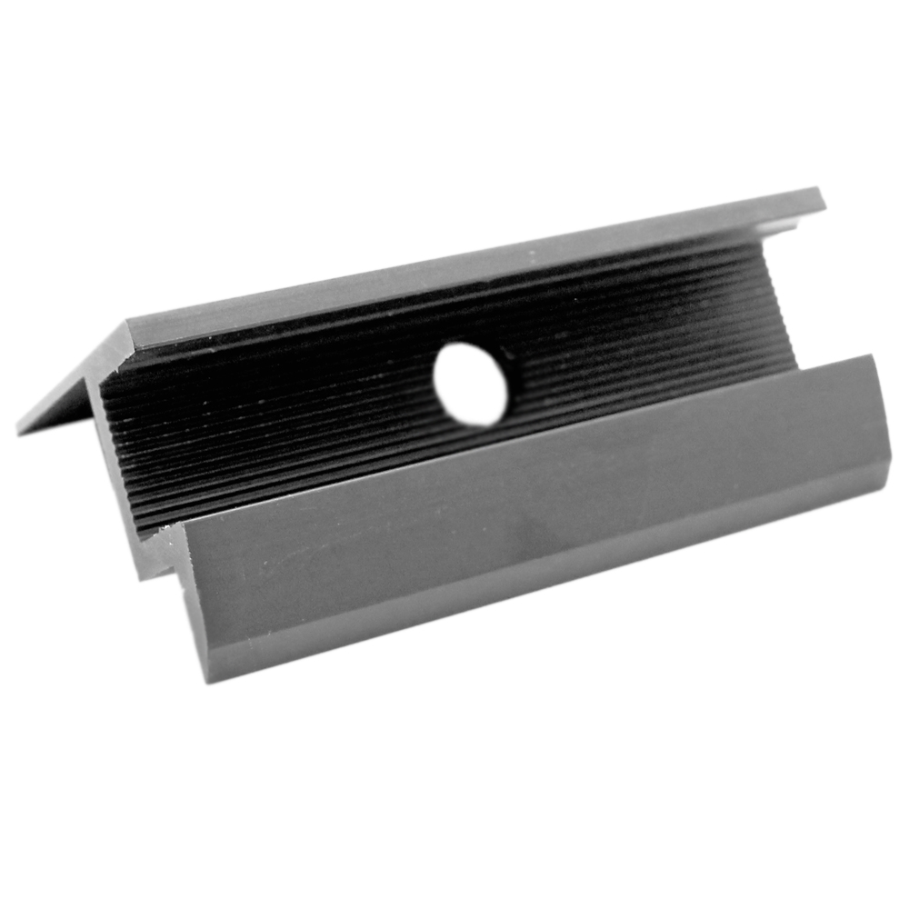 2er-Set Endklemme für 35 mm Module schwarz Solar Photovoltaik Aluminium 0% MwSt.