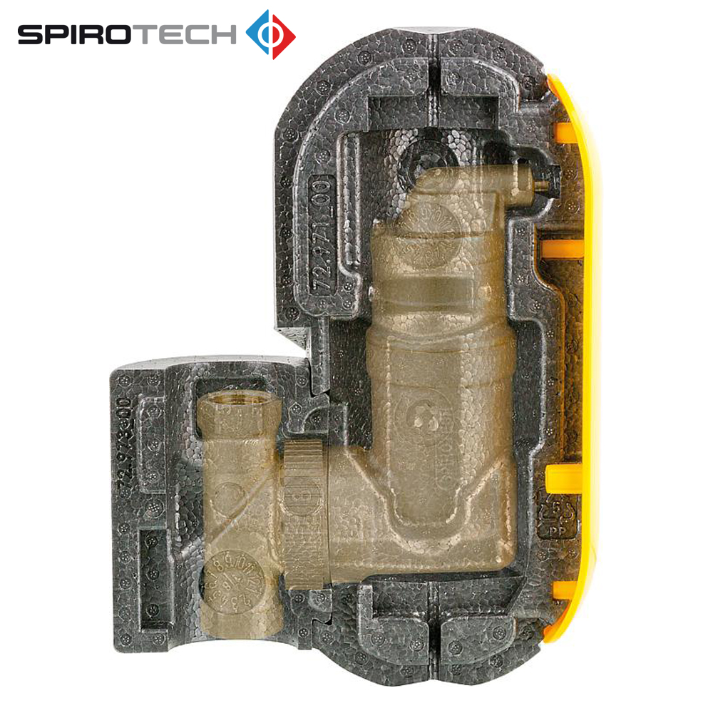 SpiroVent Fertigisolierung 3/4" - 1" - Ø22mm - Ø28mm für Mikroluftblasenabscheider RV2