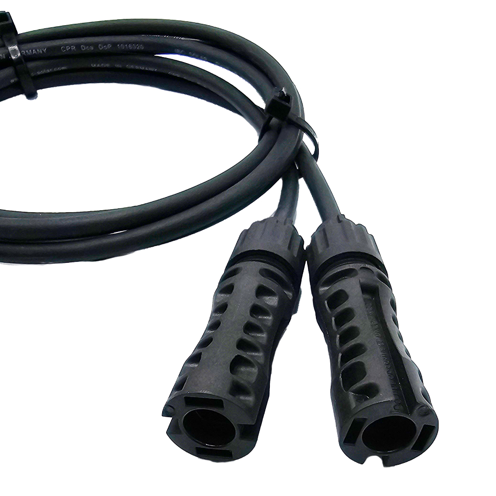 Verlangerungskabel-04 Solar Verlängerungskabel mit MC4-Steckverbindern – IBC FlexiSun 1x4mm² Schwarz - 0% MwSt.