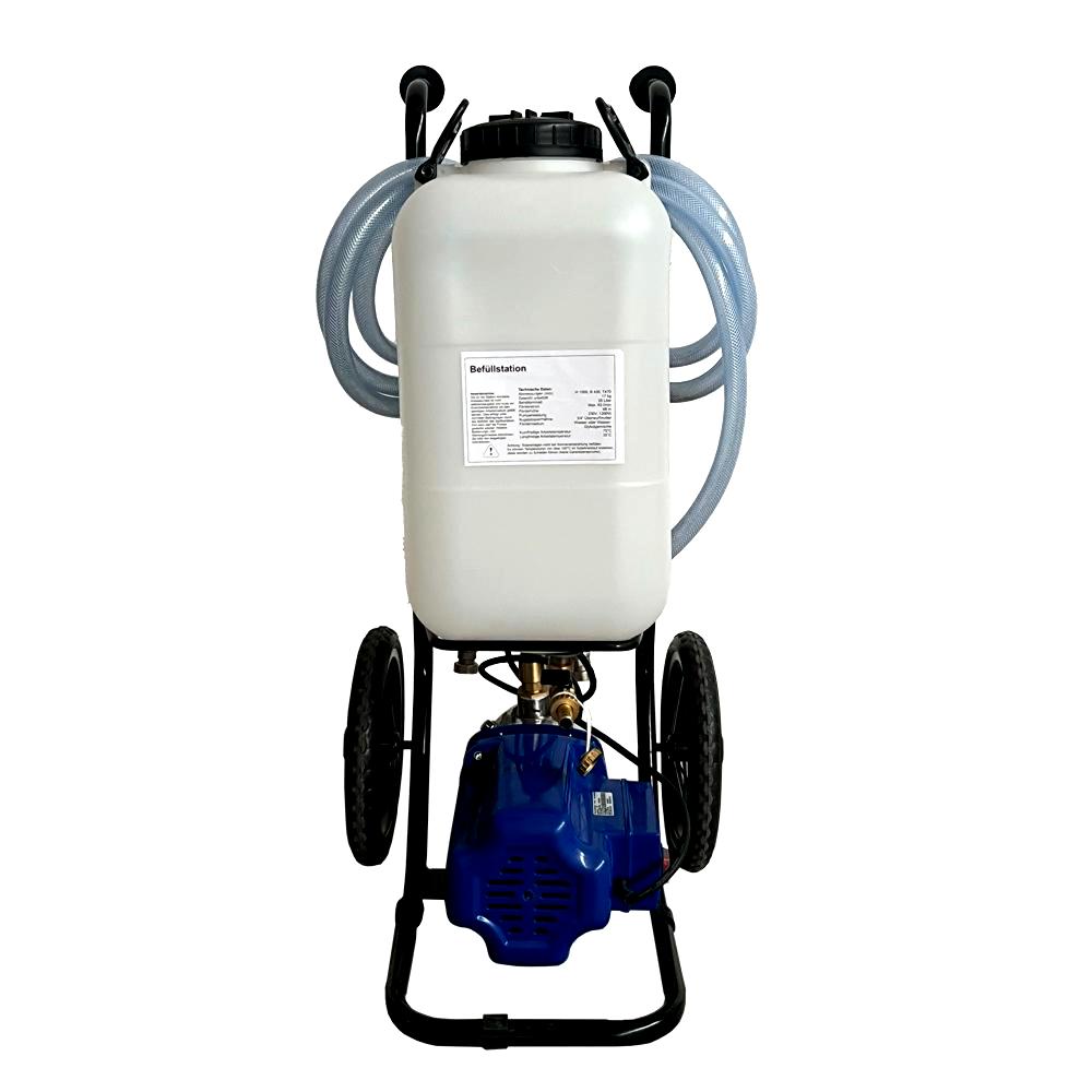 Solar- Befüllstation inkl. 25 Liter Tank Befüllpumpe Solarthermie Solarflüssigkeit