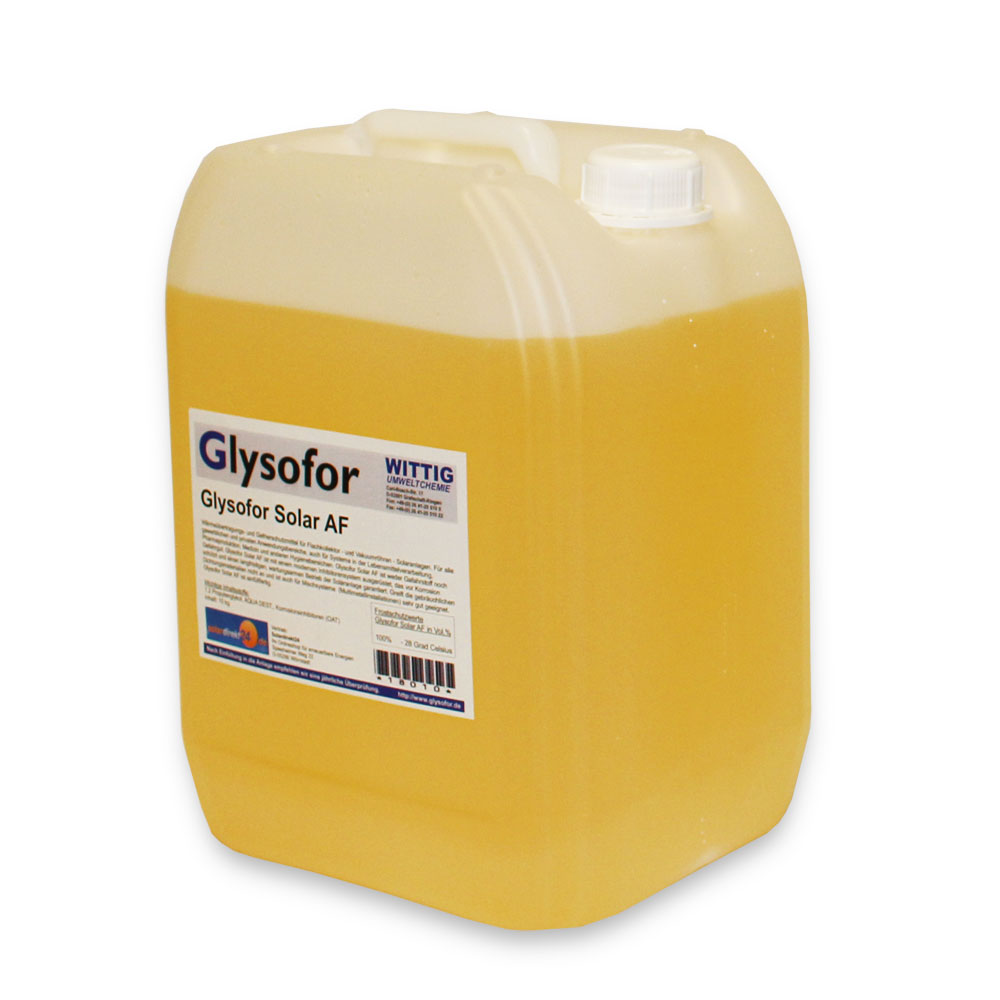 Glysofor-Solar-AF-10l Solarflüssigkeit Glysofor AF -28°C Solarliquid Frostschutz Solaranlage