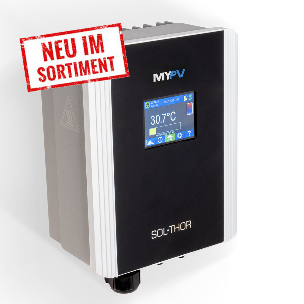 NEU! MyPV SOL•THOR PV Power Manager Warmwasser mit Solarstrom ohne Wechselrichter