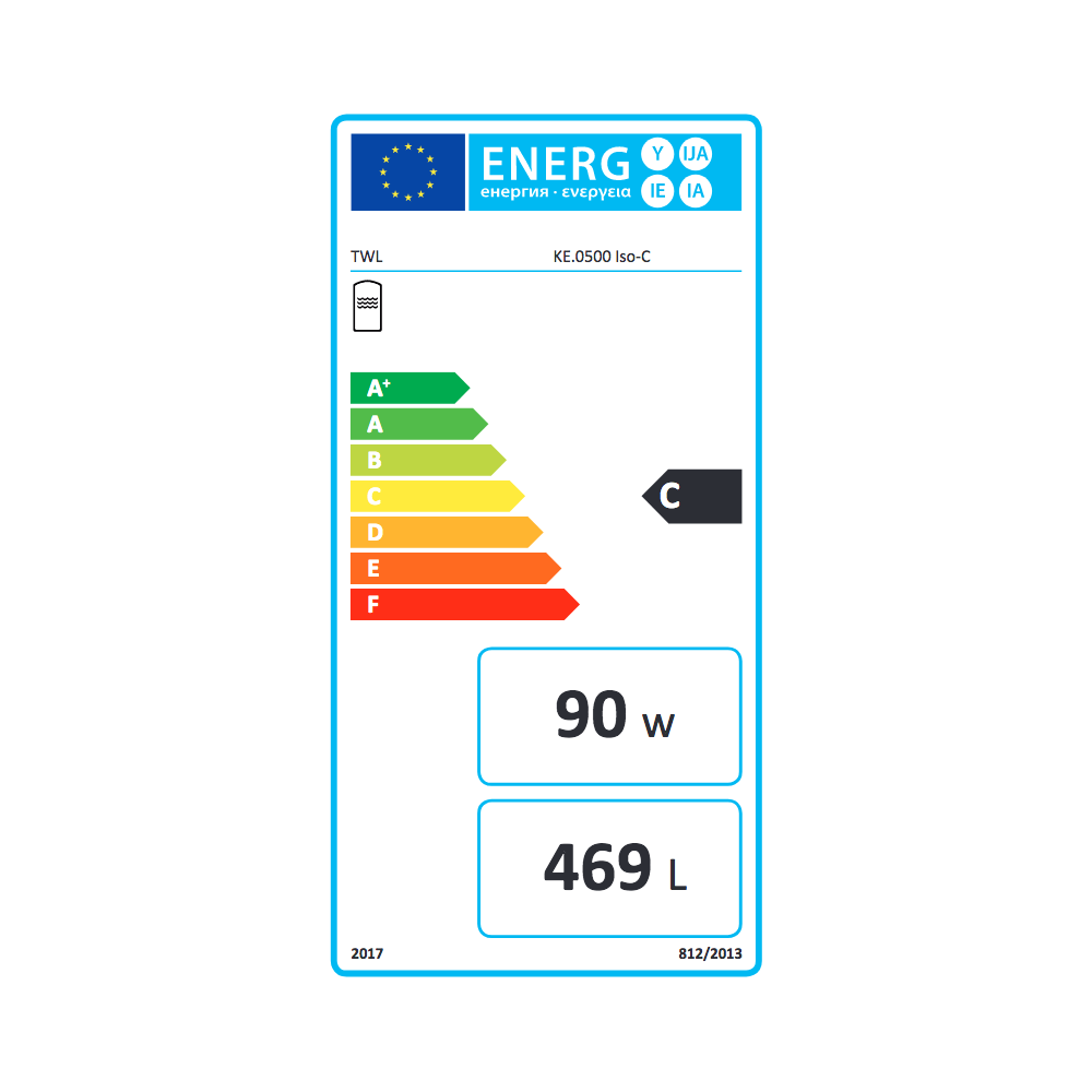 TWL Hygienespeicher KE 500 Liter - ÖkoLine-C Isolierung