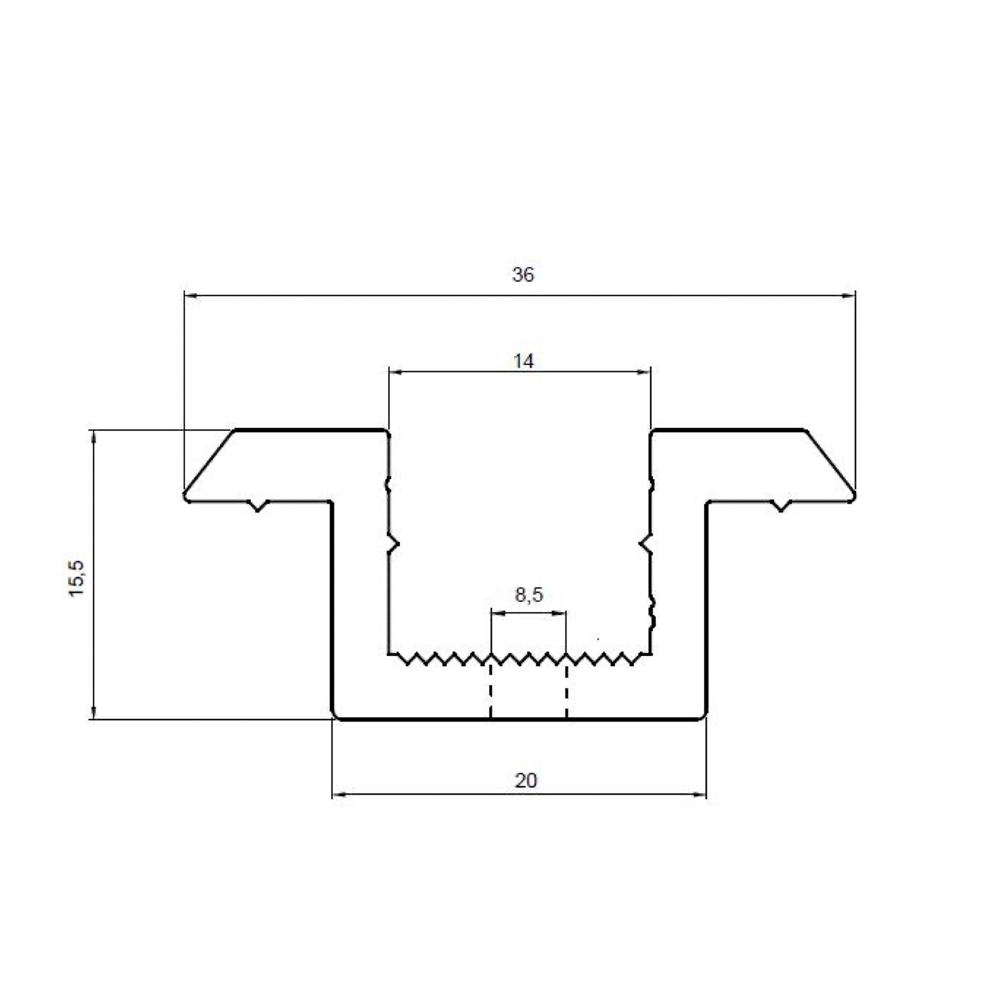 2er-Set Mittelklemme für 30-50 mm Module silber inkl. 40mm Schrauben Photovoltaik PV Solar - 0% MwSt