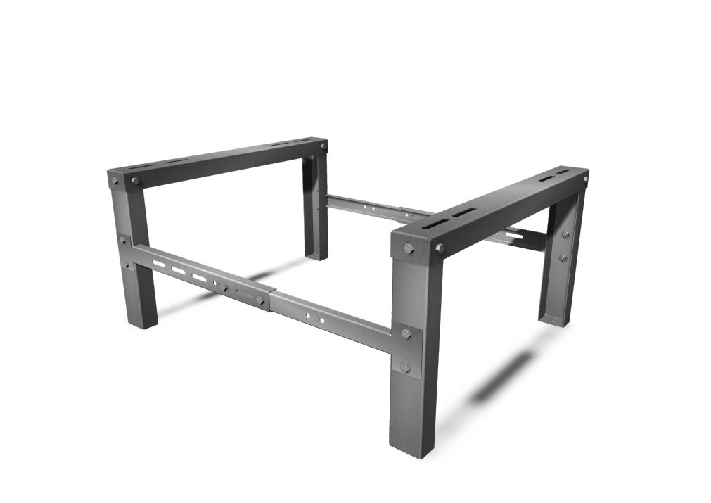 Sunex Bodenkonsole mit Abtropfschale – Edelstahl-Untergestell für Wärmepumpen NEXUS