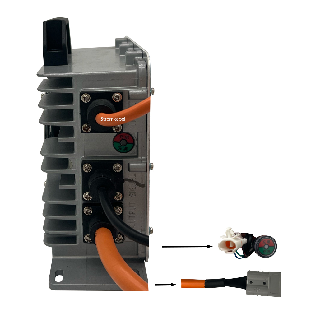 Hochfrequenzladegerät 58.4V - 30A LiFePO4 Akku Ladegerät für 48V / 51,2V LiFePO4 Batterien und Bleiakkus