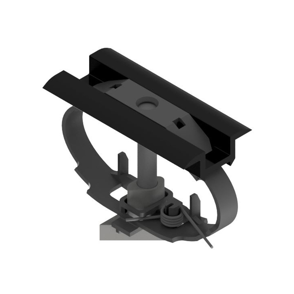 6700400126Mittelklemme-sw Mittelklemme G3 30-50mm TopFix 200 / AeroFix - schwarz - 0% MwSt